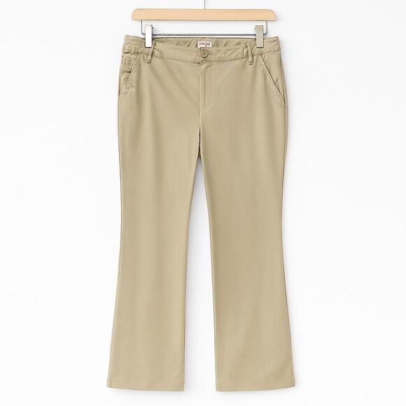 Cat & Jack School Uniform Khaki Pants Size 16 Good Preowned Condition - Picture 1 of 9